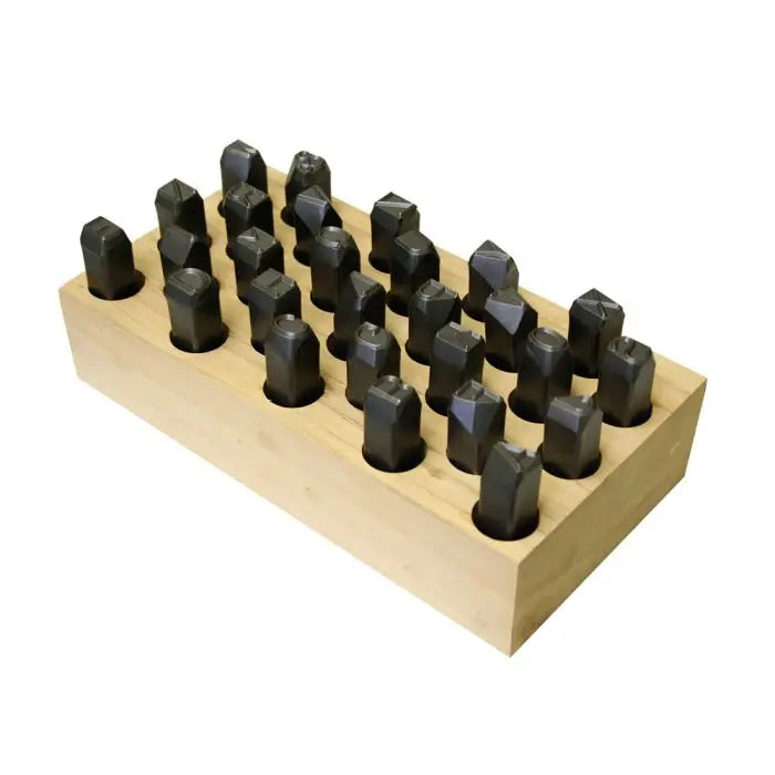 Steel Stamp Set | 1" Letter | Heavy Duty | 27 Pieces | C.H Hanson 21253