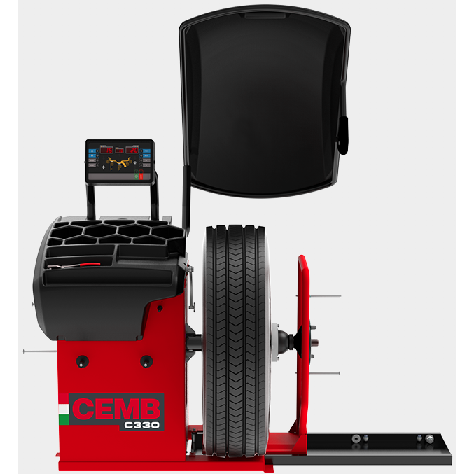 Wheel Balancer | Truck and Light Duty Automotive | 30'' Rim Dia. | 54'' Tire Dia. | CEMB C330