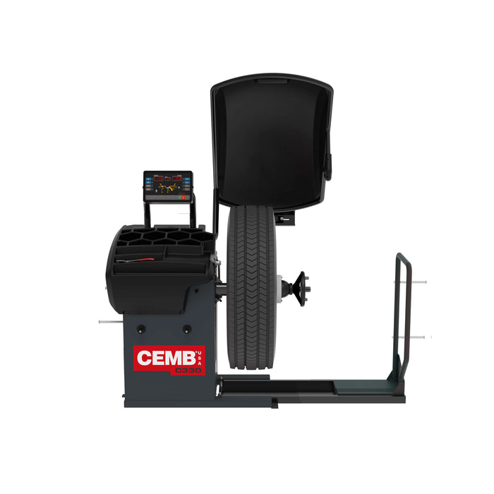 Wheel Balancer | Truck and Light Duty Automotive | 30'' Rim Dia. | 54'' Tire Dia. | CEMB C330