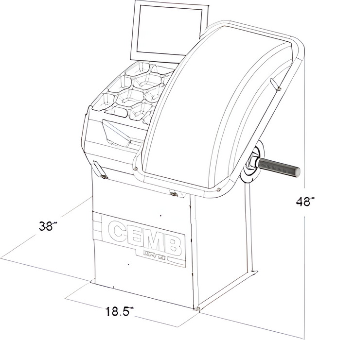 Wheel Balancer | 110V | 1PH | CEMB EZ15