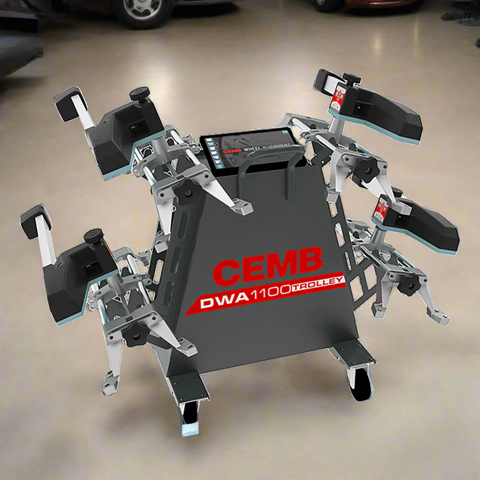 Wheel Alignment | 110V | 1PH | 12" - 24.5" Wheel Clamps | CEMB DWA1100Trolley