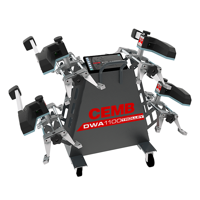 Wheel Alignment | 110V | 1PH | 12" - 24.5" Wheel Clamps | CEMB DWA1100Trolley