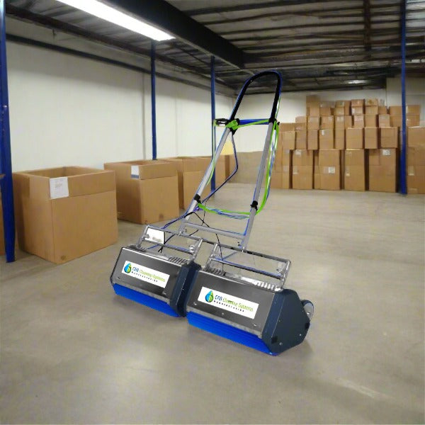 CRB Cleaning Systems TM5 (2) 20" Tandem Low Moisture Carpet and Hard Floor Cleaning Machine - 1 hp, 110V