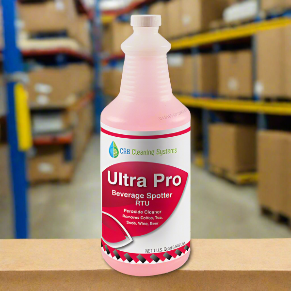 CRB Cleaning Systems Ultra Pro 1 Qt. Citrus Scented Ready-to-Use Beverage Spotter - 12/Case F3000BS