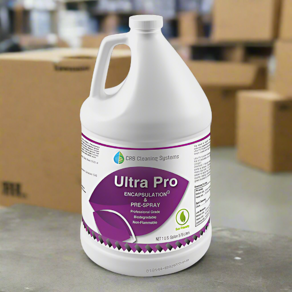 CRB Cleaning Systems Ultra Pro 1 Gallon Lavender Scented Peroxide Encapsulator and Pre-Spray Carpet Cleaner - 4/Case F3000