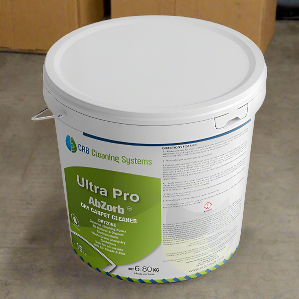 CRB Cleaning Systems Ultra Pro AbZorb 15 lb. Citrus Scented Dry Organic Carpet Cleaner Compound AB15