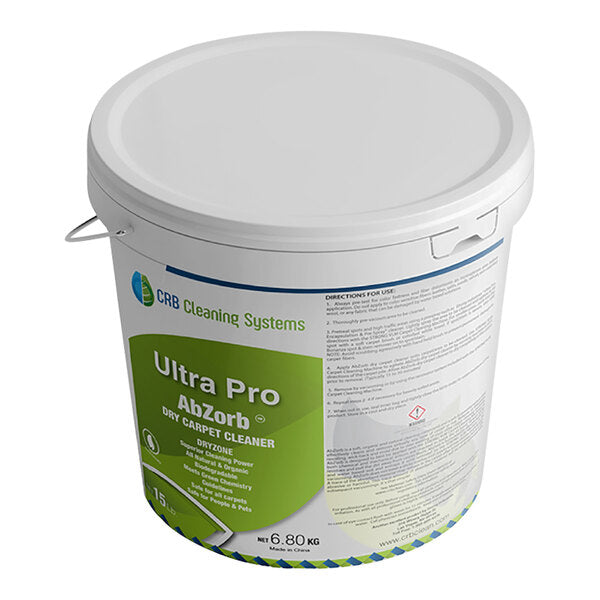 CRB Cleaning Systems Ultra Pro AbZorb 15 lb. Citrus Scented Dry Organic Carpet Cleaner Compound AB15