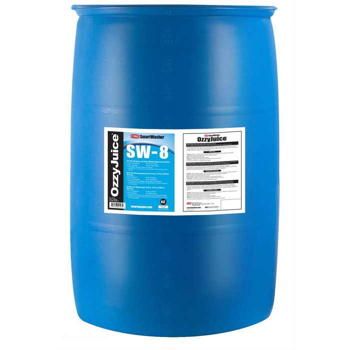 CRC Industries SmartWasher OzzyJuice SW-8 Aircraft, Weapons &amp; Select Metals Degreasing Solution, 55 Gallon CRC14724.00