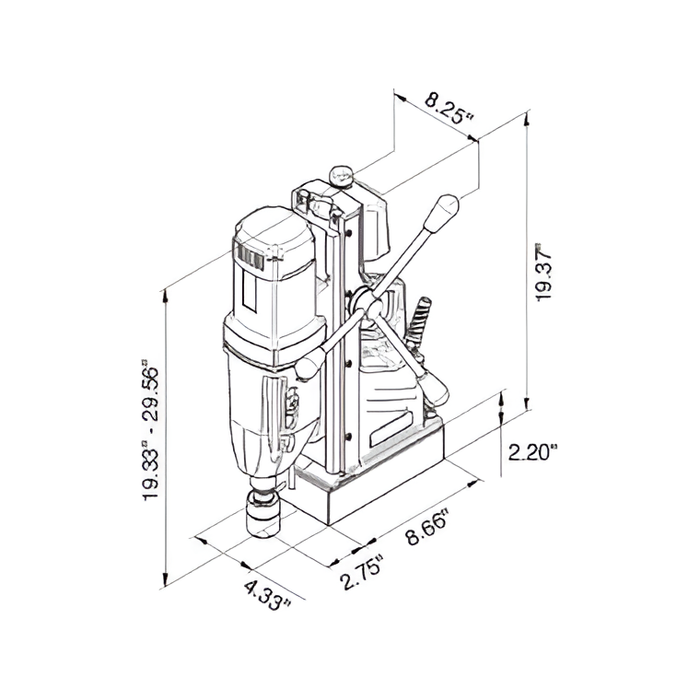 Magnetic Drill | Portable | Four-Gear | CS Unitec