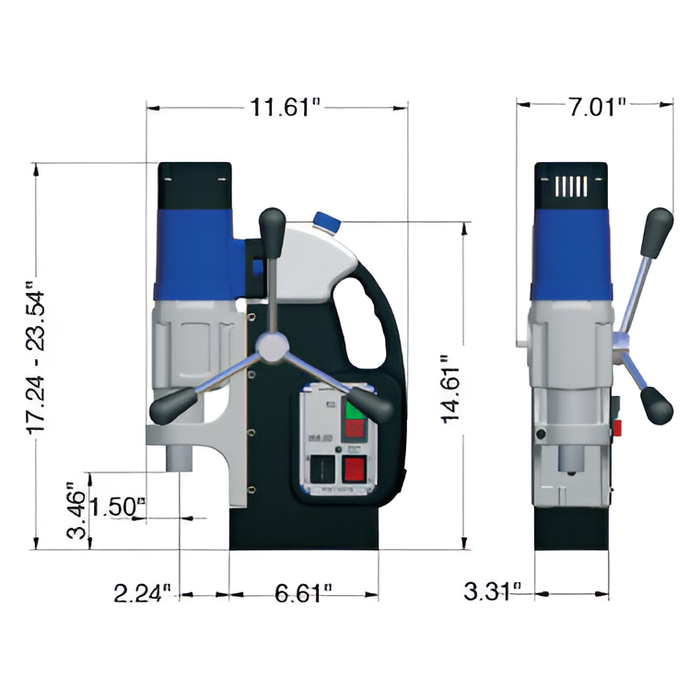 Magnetic Drill | Portable | 2-Speed | CS Unitec