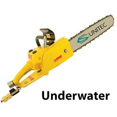 Pneumatic Chain Saws for Underwater with Brake | 4 HP | 90PSI/92CFM | CS Unitec