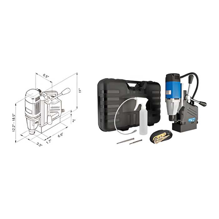 Magnetic Drill | Portable | Single-speed | CS Unitec MABASIC 200