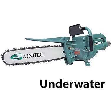 Underwater Pneumatic Chainsaw | 4 HP | 90PSI/92CFM | CS Unitec