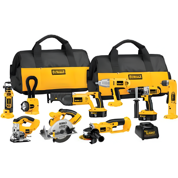 DeWalt 18-Volt XRP Cordless 9-Tool Combo Kit DWTDCK950X