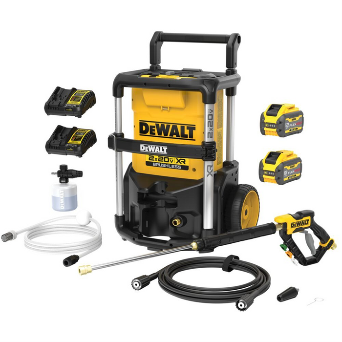 DeWalt 2X20V 1600 Psi Pressure Washer Kit DWTDCPW1600Y2