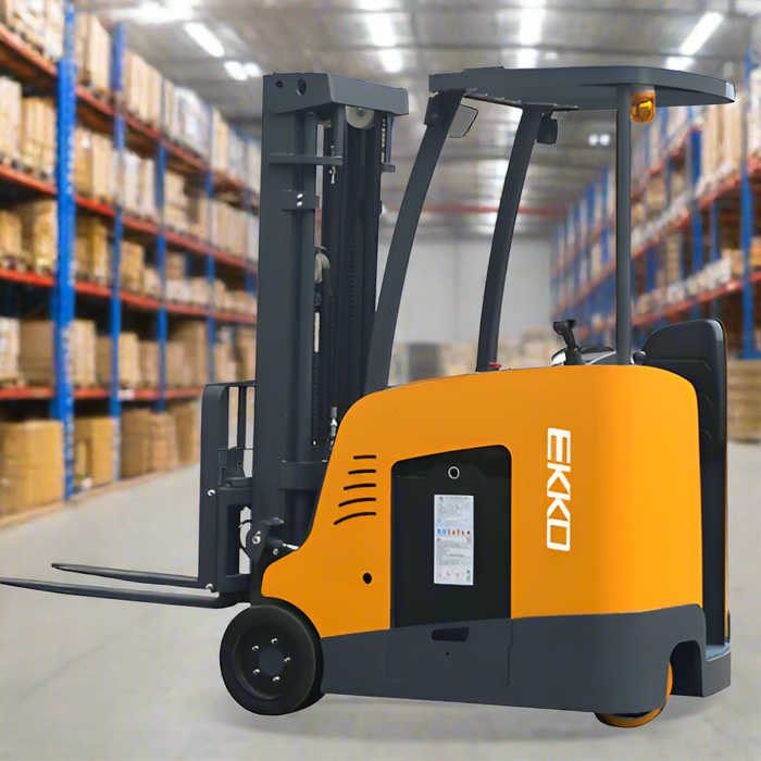 Stand-up Rider Forklift | 4000 lbs Capacity | Raised Height 216'' | EKKO EK18RF