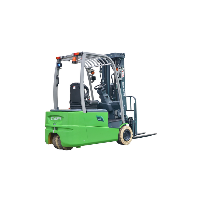 3 Wheel Lithium Forklift | 4000 lbs Capacity | Raised Height 189'' | EKKO EK18A-189LI