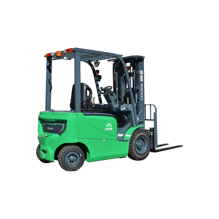 4 Wheel Electric Forklift | 5000 lbs Capacity | Lifting Height 189'' | EKKO EK25G-LI