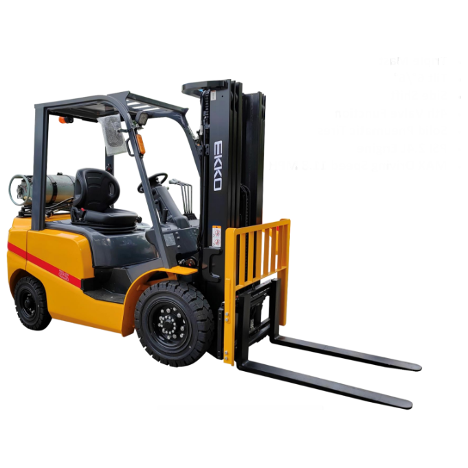 4 Wheel Forklift | Liquid Propane | 5000 lbs Capacity | EKKO EK25TLP