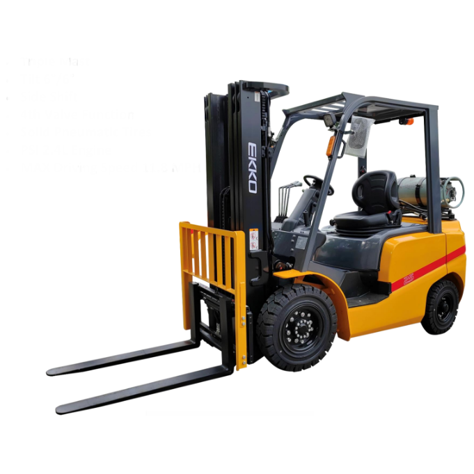 4 Wheel Forklift | Liquid Propane | 5000 lbs Capacity | EKKO EK25TLP