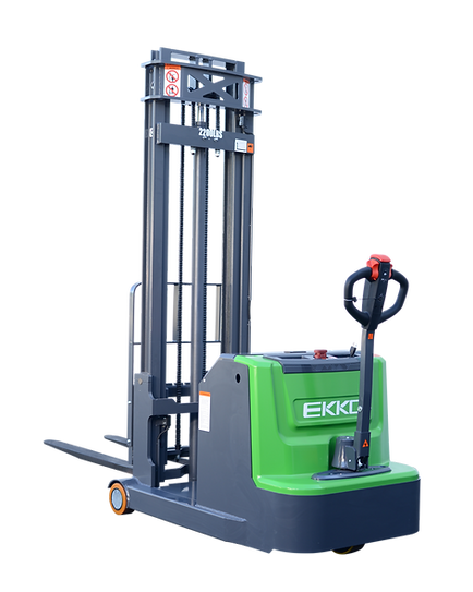 EKKO Counterbalanced Walkie Stacker 2200 lb Capacity 138'' Lift Height EK10S-138LI