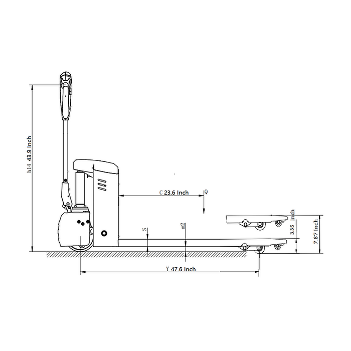 Pallet Jack | Full Electric| 3300 lbs Capacity | EKKO EP15JLI