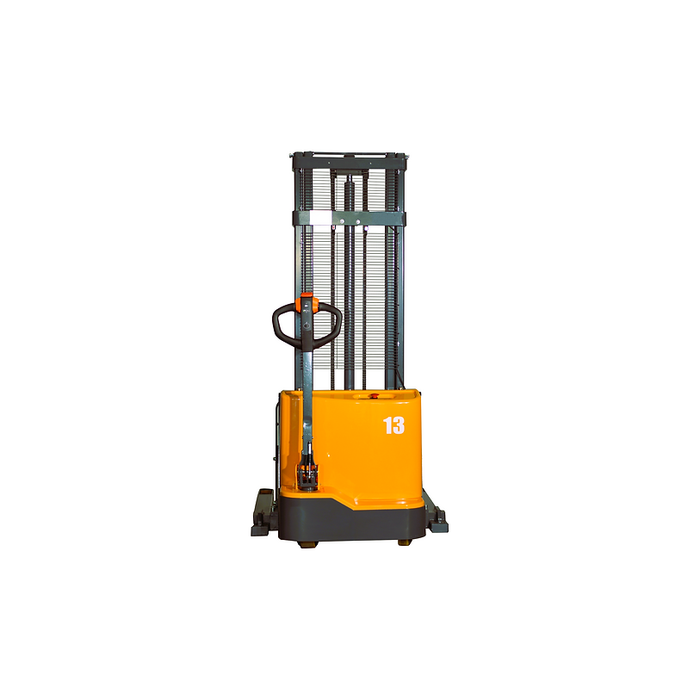 Full Powered Straddle Stacker | 2800 lb Cap. | 118" Height | EKKO EB13C-118