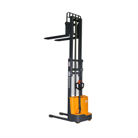 Full Powered Fork Over Stacker | 2800 lb Cap. | 118" Height | EKKO EB13CD