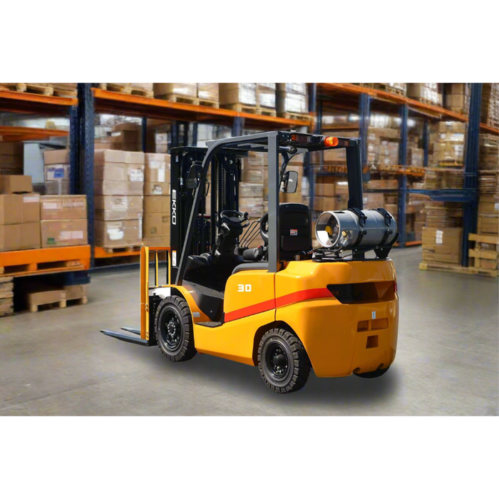 4 Wheel Forklift | Liquid Propane | 6000 lbs Capacity | EKKO EK30TLP