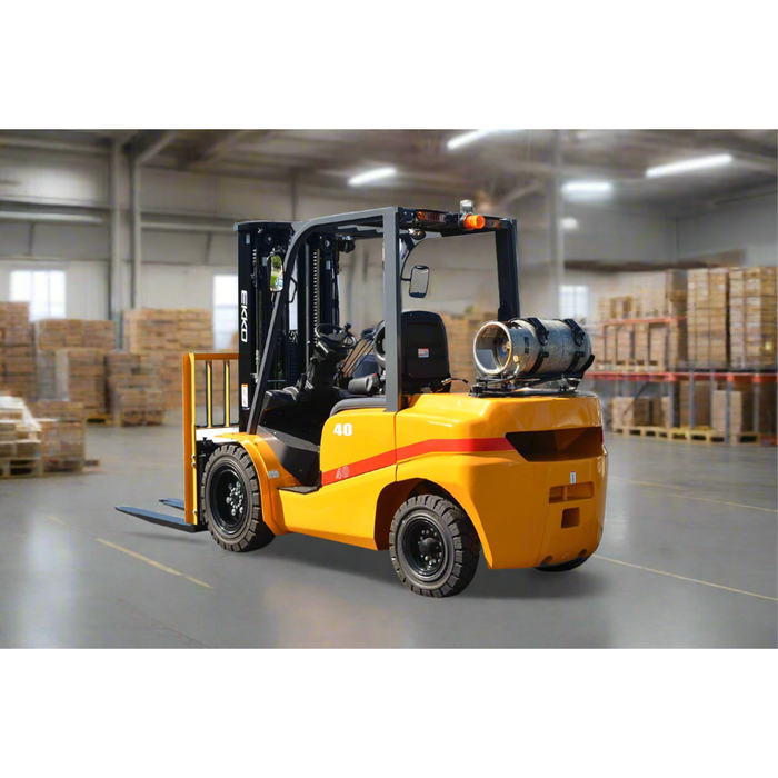 4 Wheel Forklift | Liquid Propane | 8500 lbs Capacity | EKKO EK40TLP