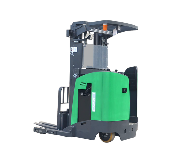 EKKO Stand-Up Reach Truck 4000 lb Capacity 275'' Raised Height EK18RR-275LI