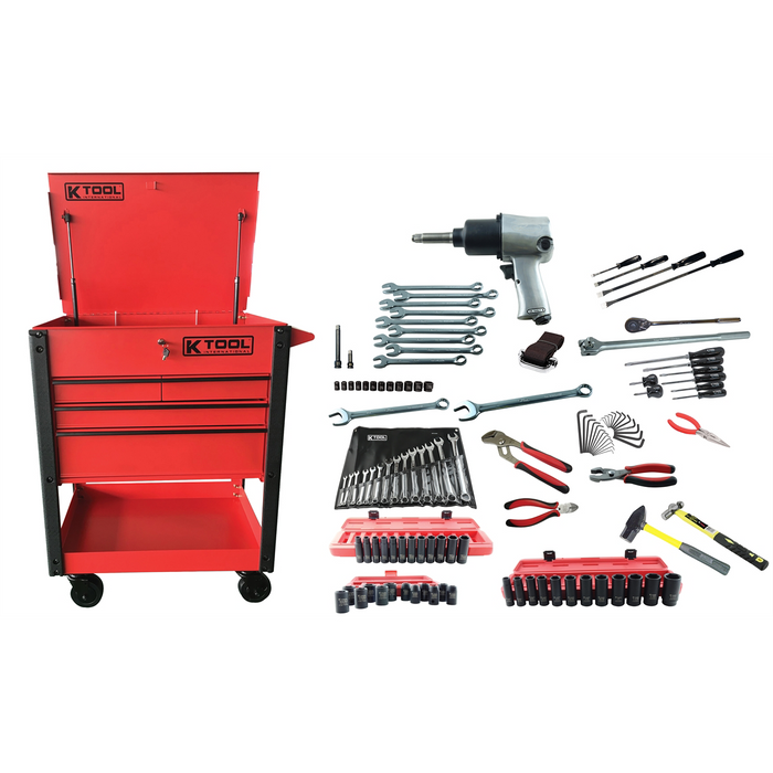 EZ Garage Diesel Kit Red Cart KTI75146A EZGDIESELKIT-RED