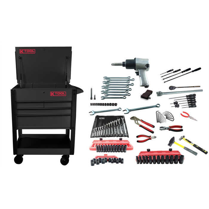 EZ Garage Diesel Kit Black Cart KTI75147 EZGDIESELKIT-BLK