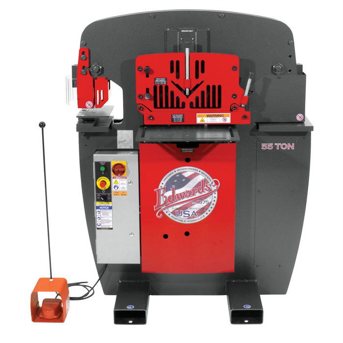 Edwards EDW 55T Ironworker - 1PH, 230V, ACC PACK EDWIW55-1P230-AC500