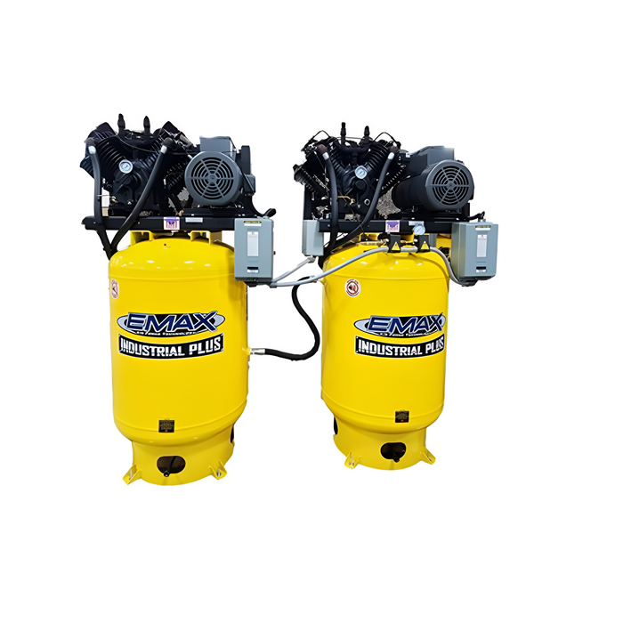 Silent Air 20HP Duplex Alternating Piston Air Compressor