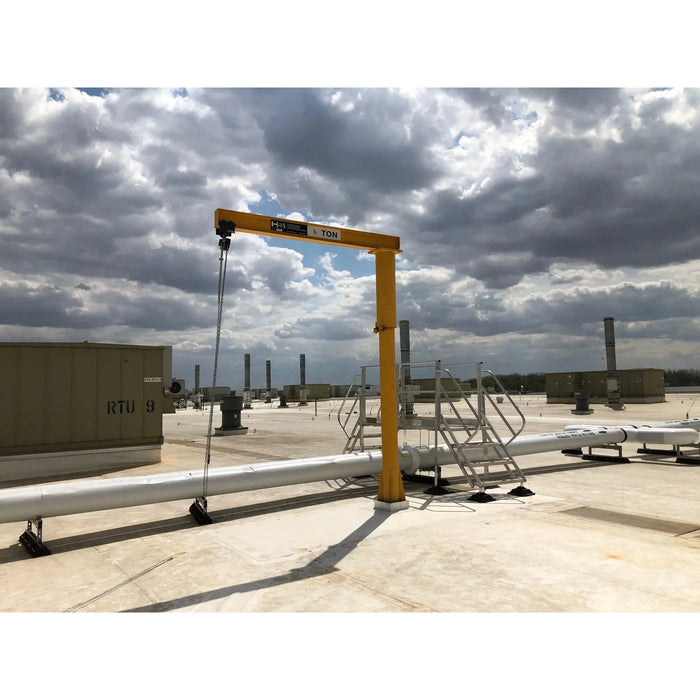 Jib Crane | 1000 Lbs | Light Duty | Foundationless | HSI Crane 350F-1000