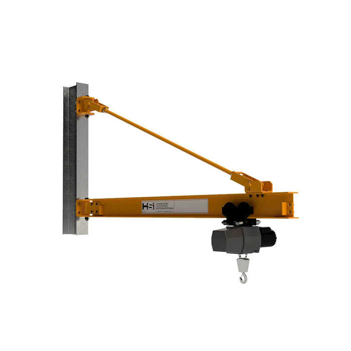Jib Crane | 250 Lbs | Tie Rod Style | Wall /Column Mounted | HSI Crane
