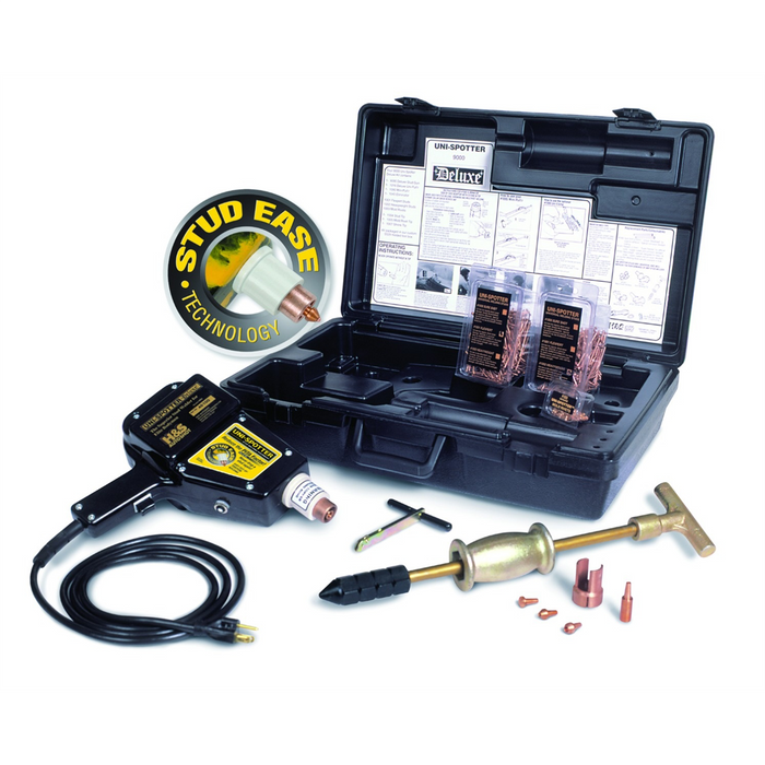H&S AutoShot UNI-9000 Uni-Spotter DELUXE Spot Weld Kit w/ Stud Gun, S-H and Studs HSA9000