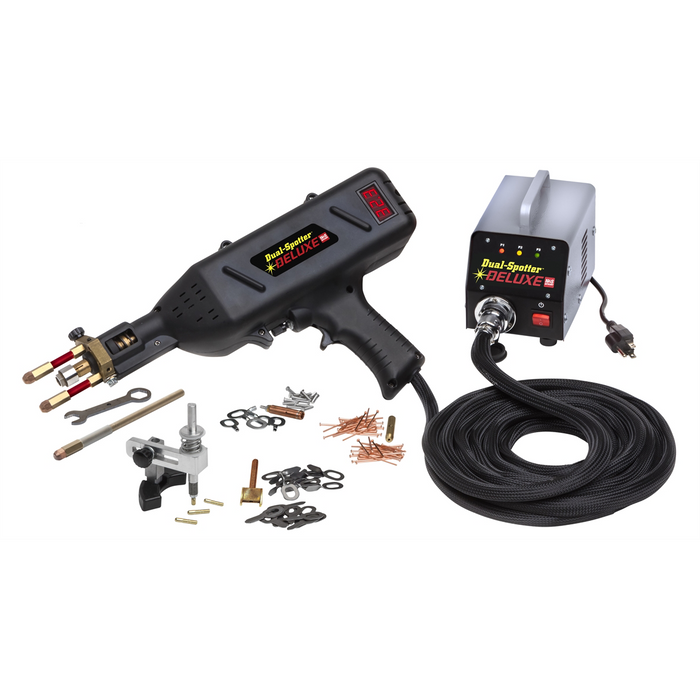 H&S AutoShot UNI-9700 Dual-Spotter Stud Gun Kit for Aluminum and Steel Dent Pulling in Case HSA9700