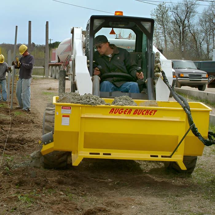 Concrete Mixing & Auger Bucket | Haugen Attachments
