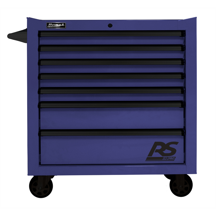Homak Manufacturing 36" RS PRO 7-Drawer Roller Cabinet with 24" Depth HOMBL04036070