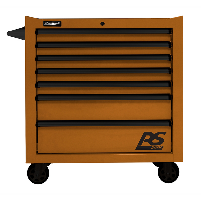 Homak Manufacturing 36" RS PRO 7-Drawer Roller Cabinet with 24" Depth HOMOG04036070