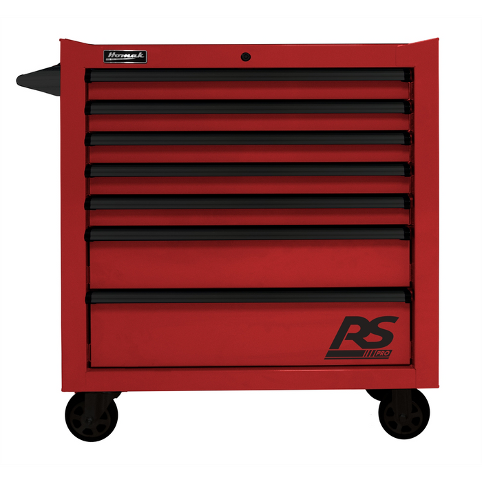 Homak Manufacturing 36" RS PRO 7-Drawer Roller Cabinet with 24" Depth HOMRD04036070