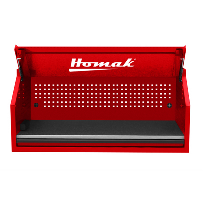 Homak Manufacturing 54" RSPro Hutch, Red HOMRD02054010