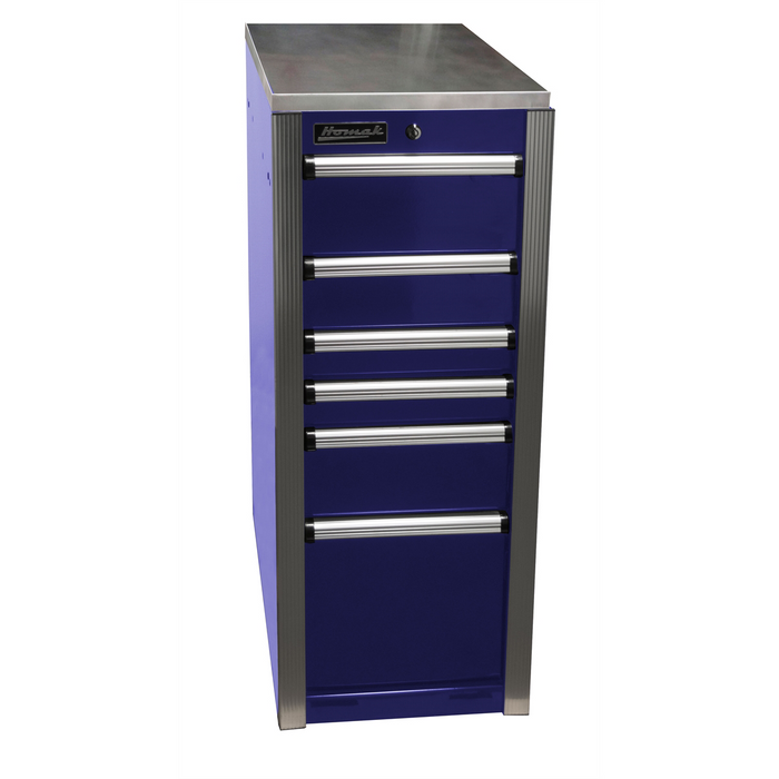 Homak Manufacturing HXL 6-Drawer Side Cabinet - Blue HOMHX08015062