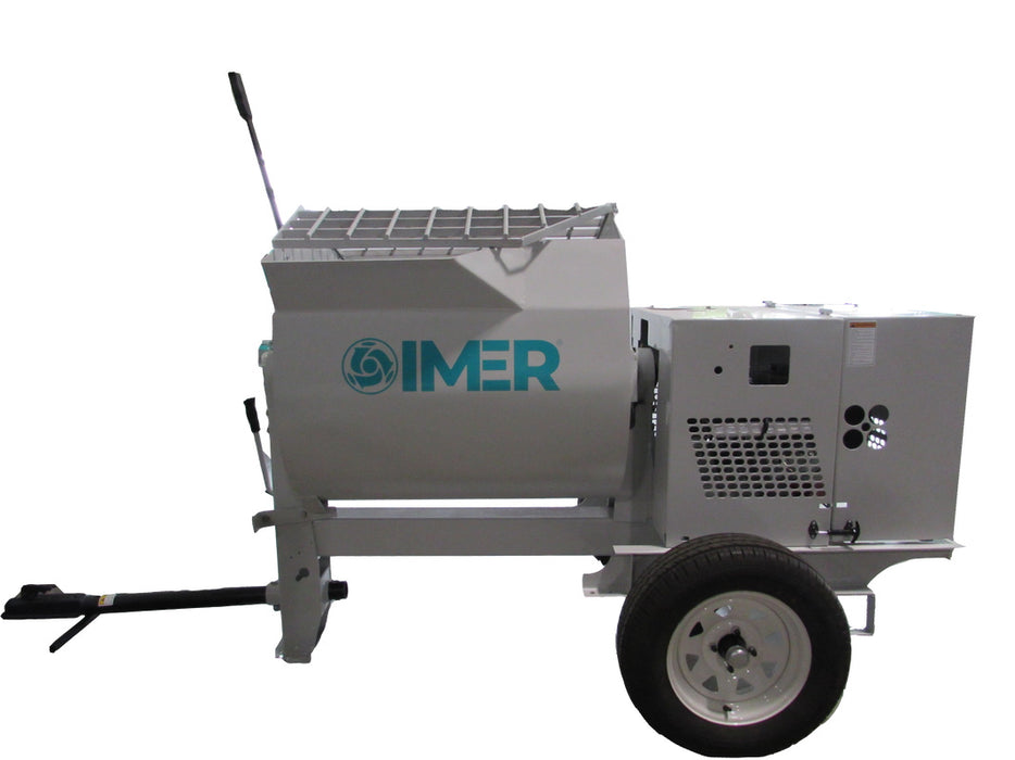 Horizontal Shaft Mortar Mixer | 12 cu ft Steel Drum | IMER HSM 12-1130122