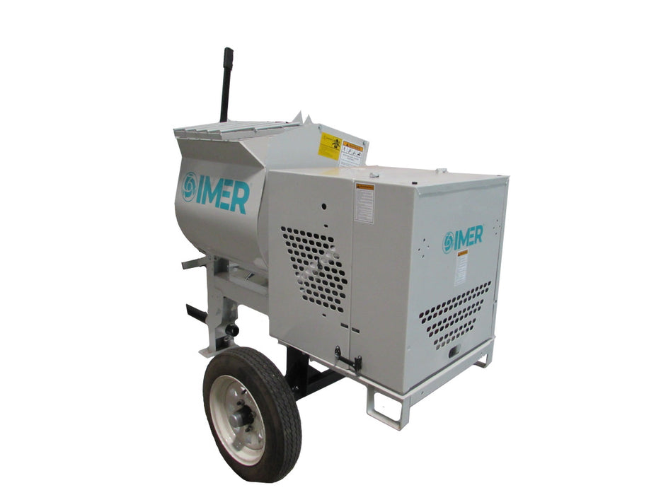 Horizontal Shaft Mortar Mixer | 6 cu ft Steel Drum | IMER HSM 6-1130062