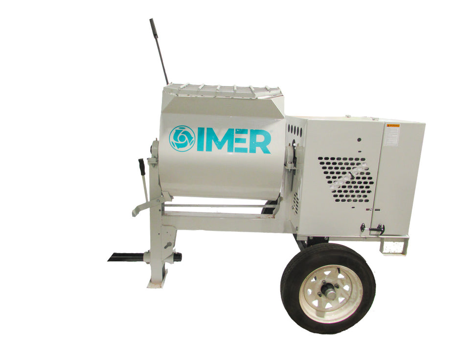 Horizontal Shaft Mortar Mixer | 6 cu ft Steel Drum | IMER HSM 6-1130062
