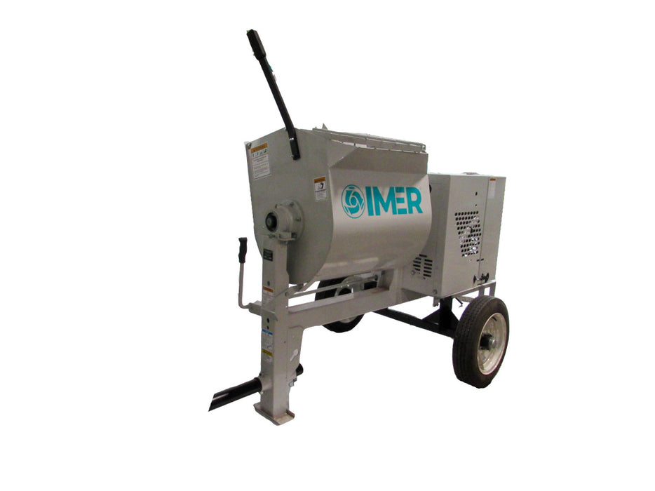 Horizontal Shaft Mortar Mixer | 6 cu ft Steel Drum | IMER HSM 6 - 1130061