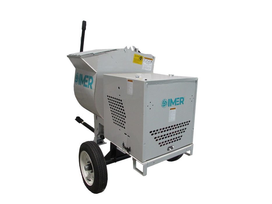 Horizontal Shaft Mortar Mixer | 8 cu ft Steel Drum | IMER HSM 8-1130082